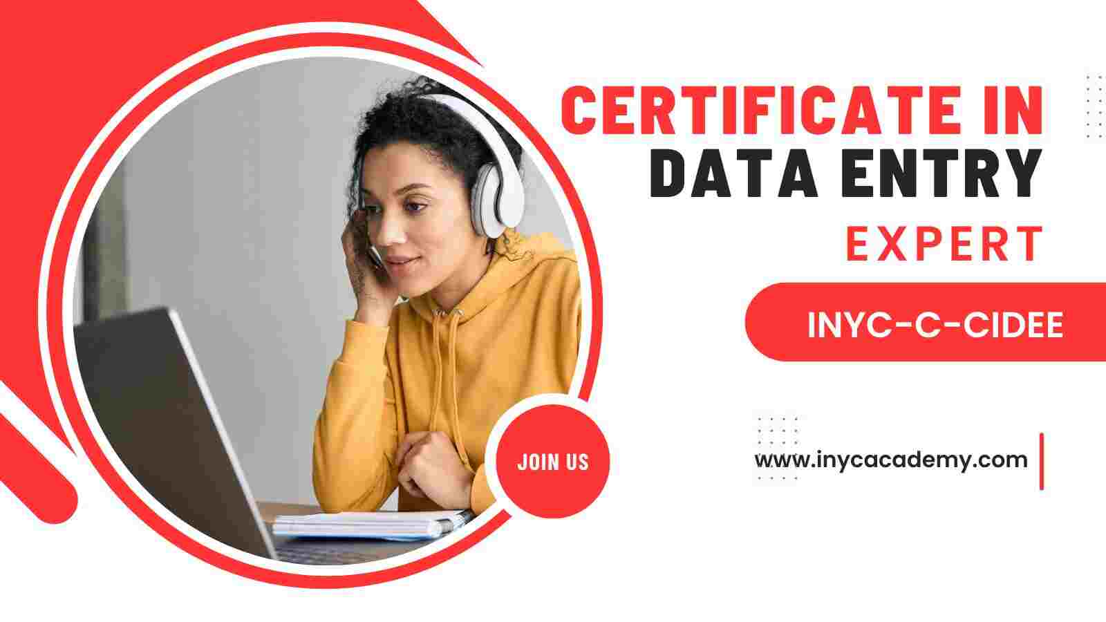 Certificate in Data Entry Expert